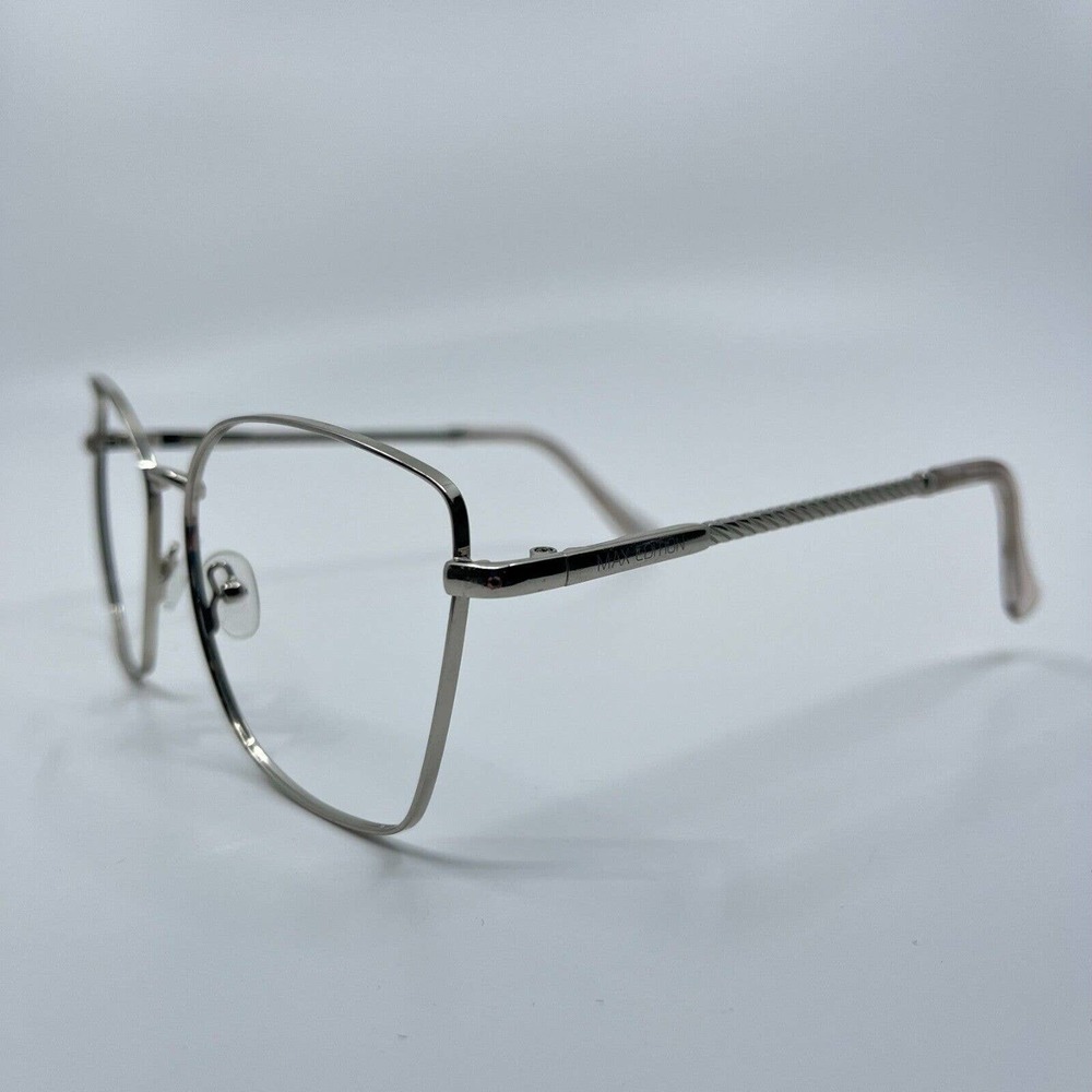 MAx Edition Eyeglasses‎ silver Champagne Frames Full Rim H6890
